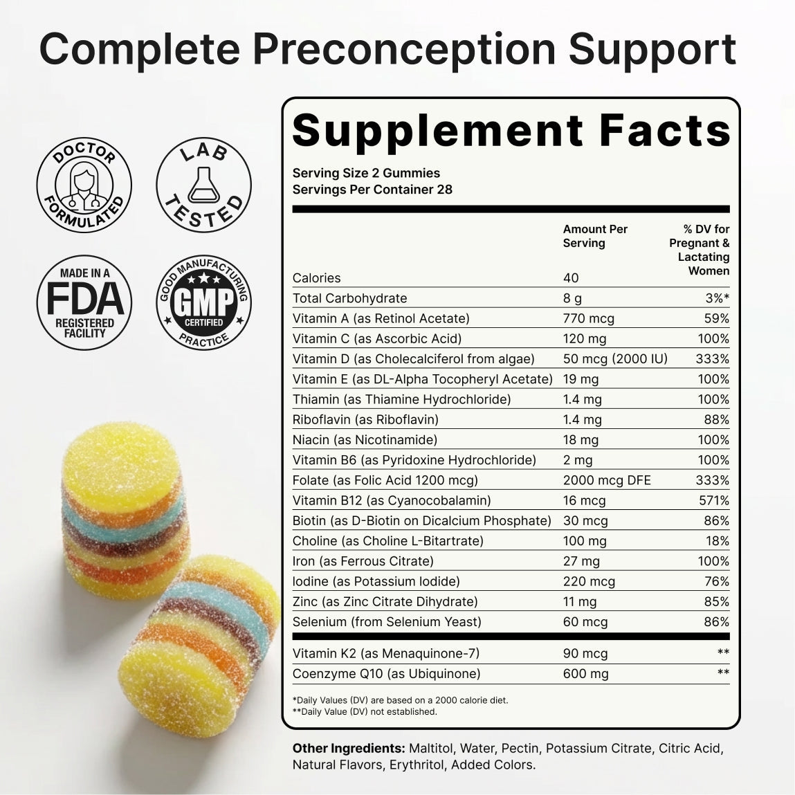 Preconception Gummies